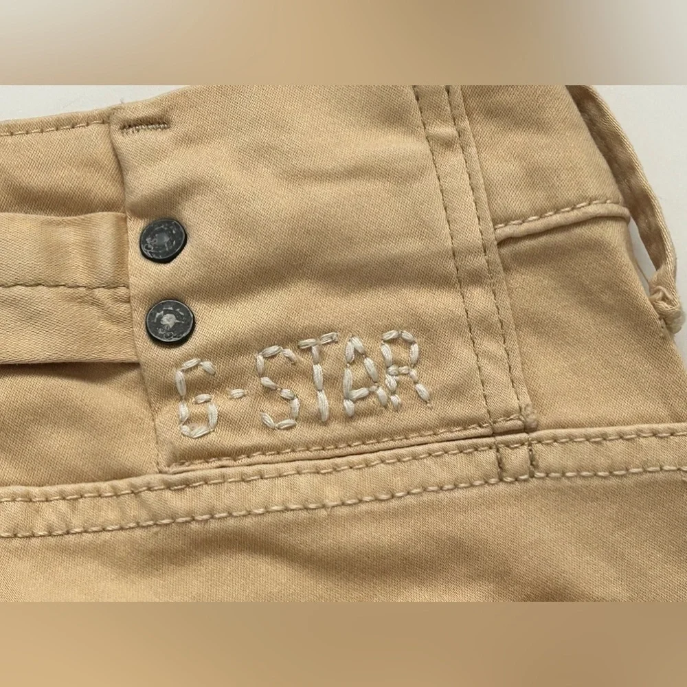 G Star Raw Denim Beige pants for women Sz. 26 - Picture 5 of 10